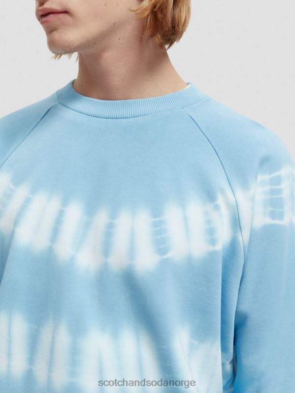menn tie-dye genser med avslappet passform himmel N40XD546 klær Scotch & Soda