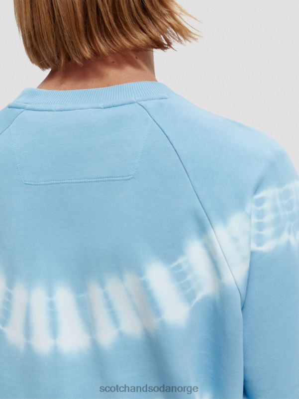 menn tie-dye genser med avslappet passform himmel N40XD546 klær Scotch & Soda
