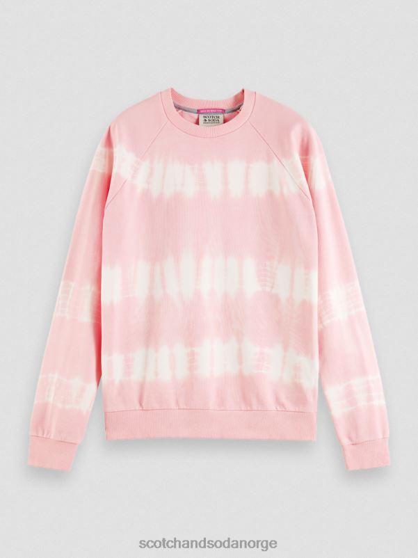 menn tie-dye genser med avslappet passform rose N40XD545 klær Scotch & Soda