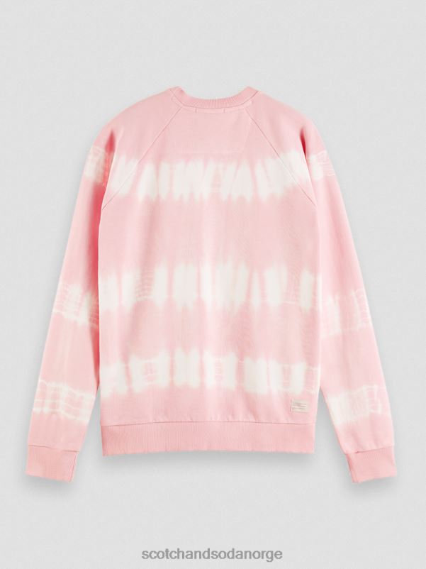 menn tie-dye genser med avslappet passform rose N40XD545 klær Scotch & Soda