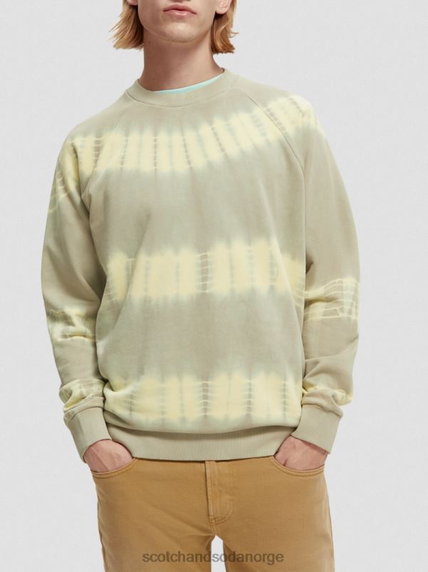menn tie-dye genser med avslappet passform sandstein N40XD544 klær Scotch & Soda