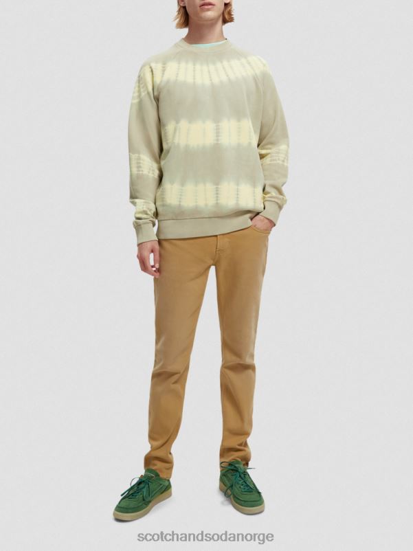 menn tie-dye genser med avslappet passform sandstein N40XD544 klær Scotch & Soda