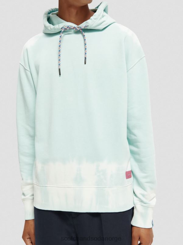 menn tie-dye hettegenser i økologisk bomull kombo c N40XD551 klær Scotch & Soda