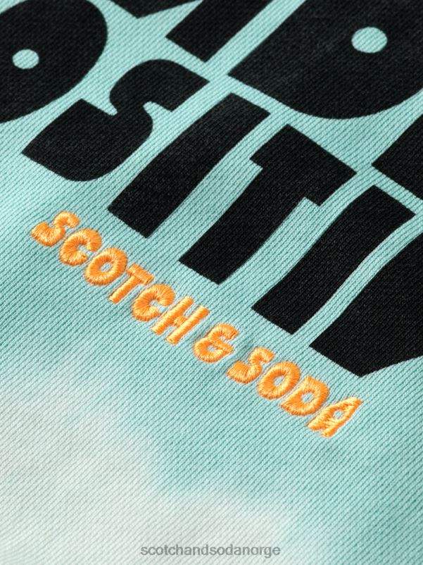 menn tie-dye hettegenser i økologisk bomull kombo c N40XD551 klær Scotch & Soda