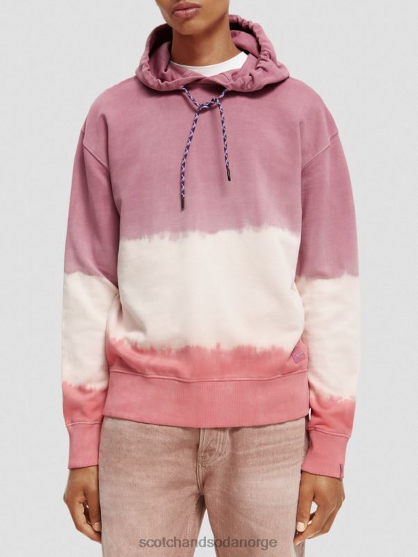 menn tie-dye hettegenser i økologisk bomull kombo d N40XD550 klær Scotch & Soda