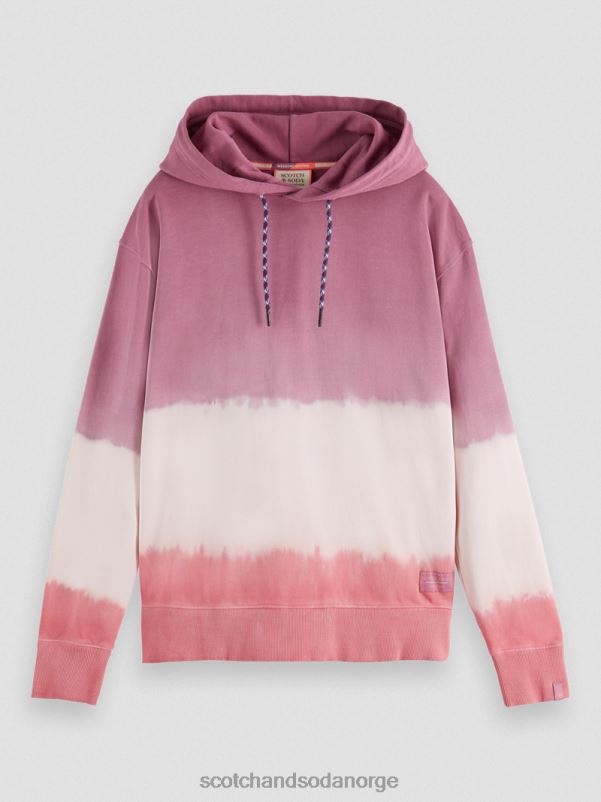menn tie-dye hettegenser i økologisk bomull kombo d N40XD550 klær Scotch & Soda