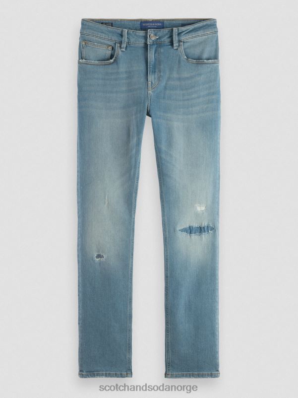 menn de skim super-slim fit jeans grønn drøm N40XD585 klær Scotch & Soda