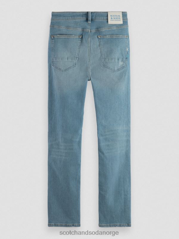 menn de skim super-slim fit jeans grønn drøm N40XD585 klær Scotch & Soda