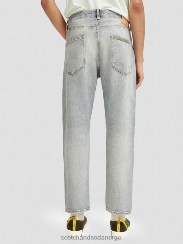 menn dekanen løse jeans med konisk passform av premium hampblanding fredssøkende N40XD589 klær Scotch & Soda
