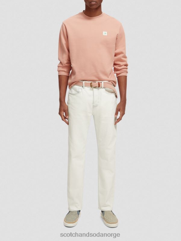 menn dråpen vanlige jeans med konisk passform ned og ut N40XD588 klær Scotch & Soda
