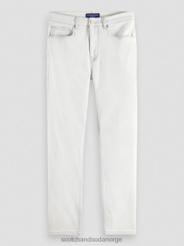 menn dråpen vanlige jeans med konisk passform ned og ut N40XD588 klær Scotch & Soda