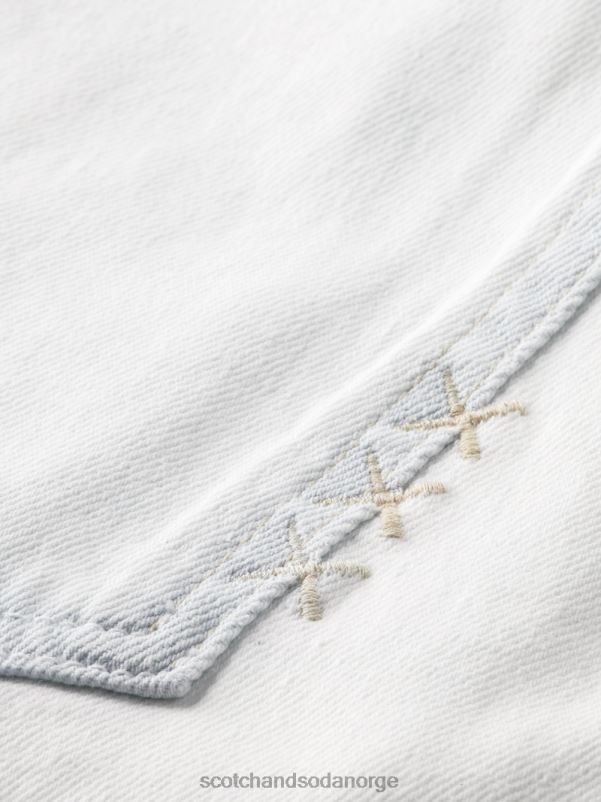 menn dråpen vanlige jeans med konisk passform ned og ut N40XD588 klær Scotch & Soda
