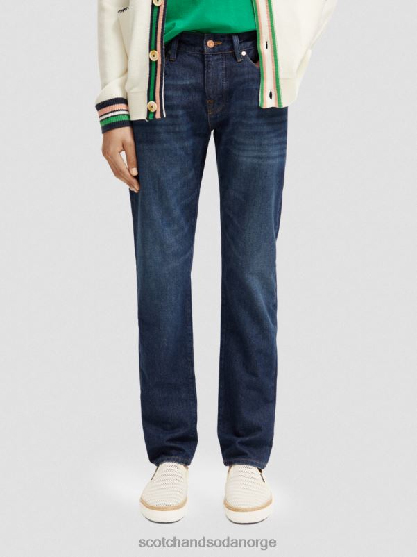 menn ralston regular slim fit jeans regndråpe mørk N40XD579 klær Scotch & Soda