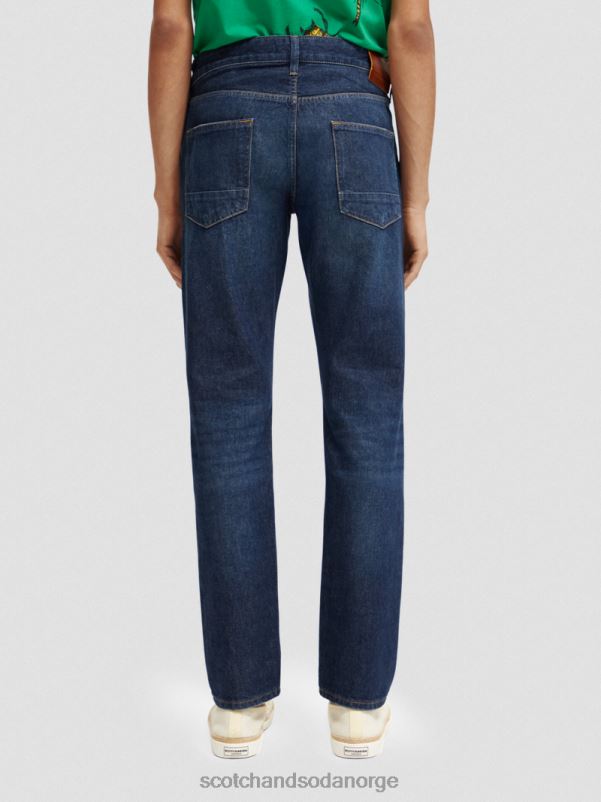 menn ralston regular slim fit jeans regndråpe mørk N40XD579 klær Scotch & Soda