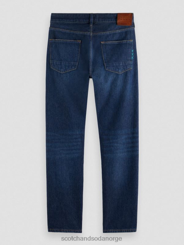menn ralston regular slim fit jeans regndråpe mørk N40XD579 klær Scotch & Soda