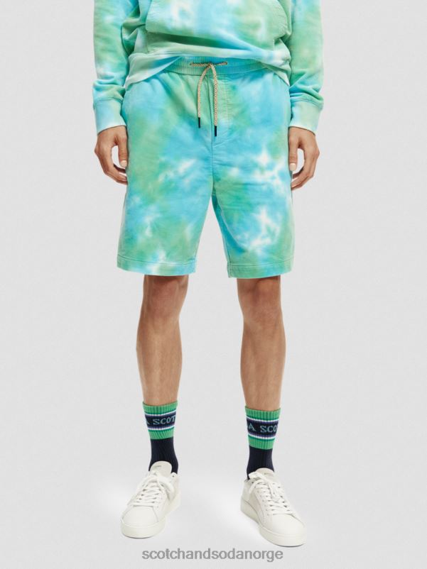 menn avslappet passform shorts i organisk bomull i kordfløyel kombinasjon x N40XD595 klær Scotch & Soda
