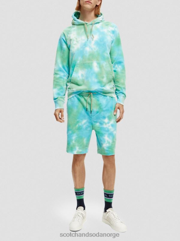 menn avslappet passform shorts i organisk bomull i kordfløyel kombinasjon x N40XD595 klær Scotch & Soda