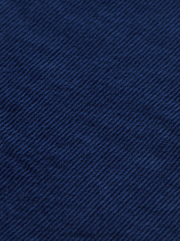 menn avslappet passform shorts i organisk bomull i kordfløyel marine N40XD596 klær Scotch & Soda