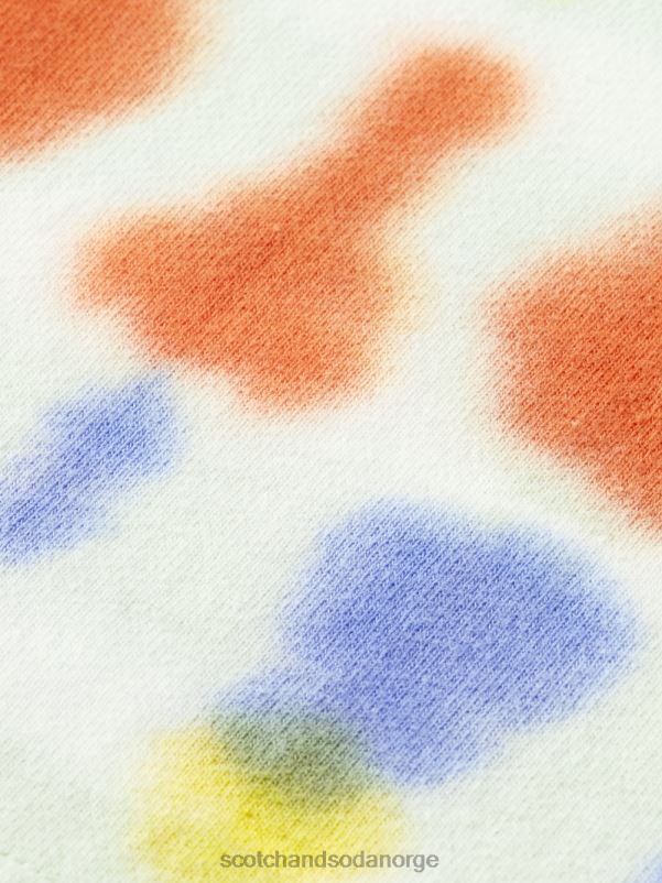 menn avslappet passform tie-dye sweatshorts mynte slips fargestoff N40XD613 klær Scotch & Soda
