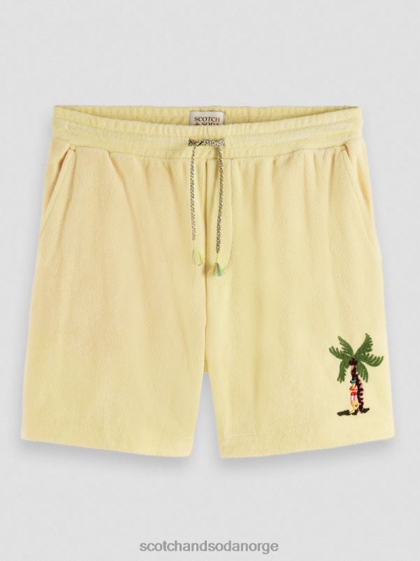 menn broderte bermudashorts med håndkle banan N40XD591 klær Scotch & Soda