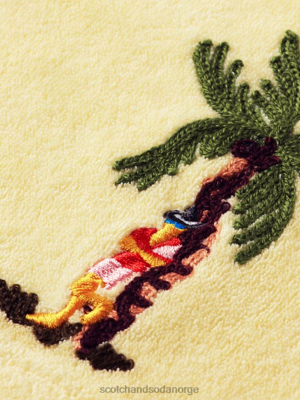 menn broderte bermudashorts med håndkle banan N40XD591 klær Scotch & Soda