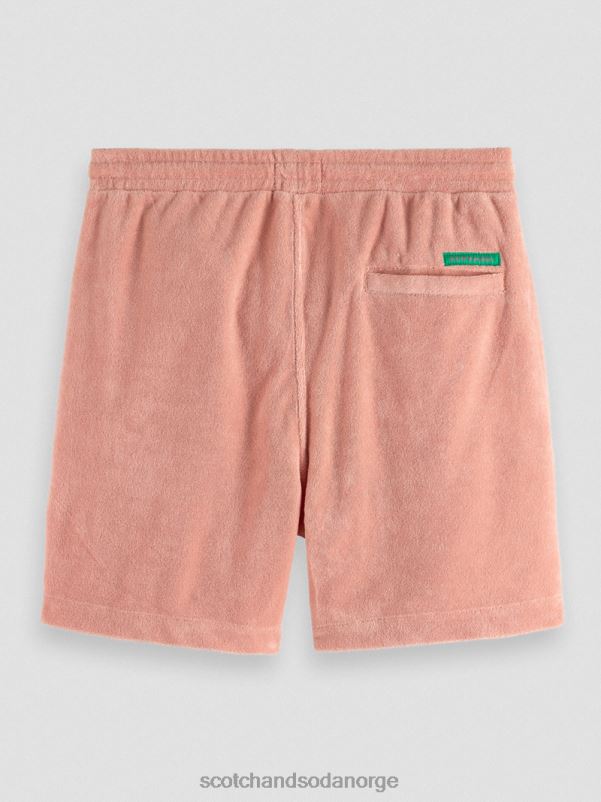 menn broderte bermudashorts med håndkle flamingo N40XD592 klær Scotch & Soda
