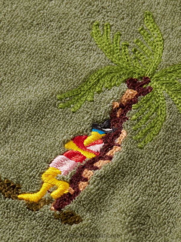 menn broderte bermudashorts med håndkle hæren N40XD593 klær Scotch & Soda