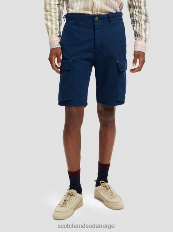 menn cargo-shorts med avslappet passform marine N40XD620 klær Scotch & Soda