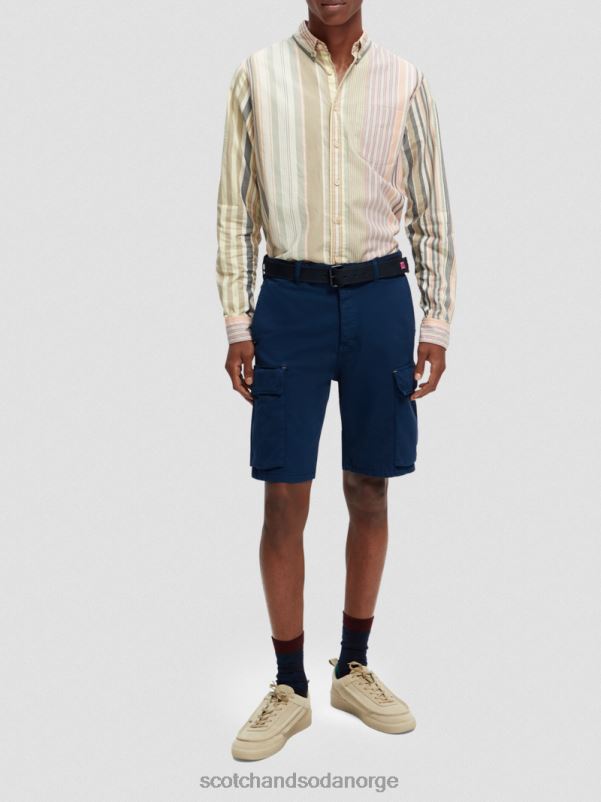 menn cargo-shorts med avslappet passform marine N40XD620 klær Scotch & Soda
