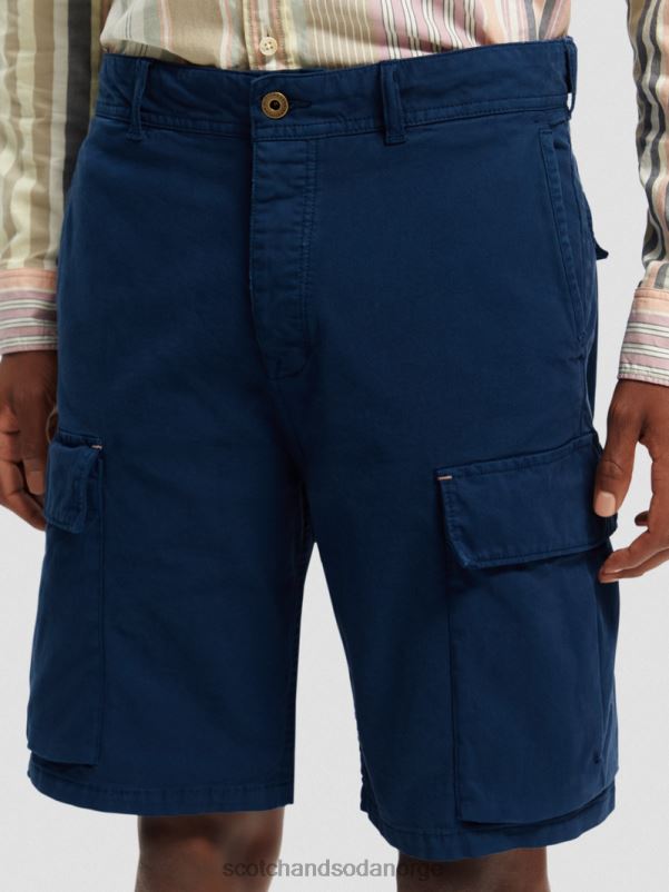 menn cargo-shorts med avslappet passform marine N40XD620 klær Scotch & Soda