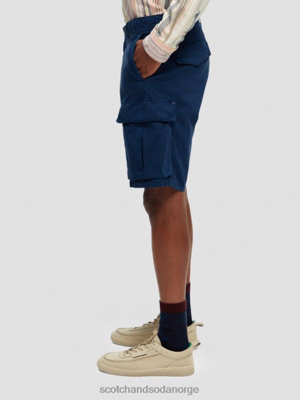 menn cargo-shorts med avslappet passform marine N40XD620 klær Scotch & Soda
