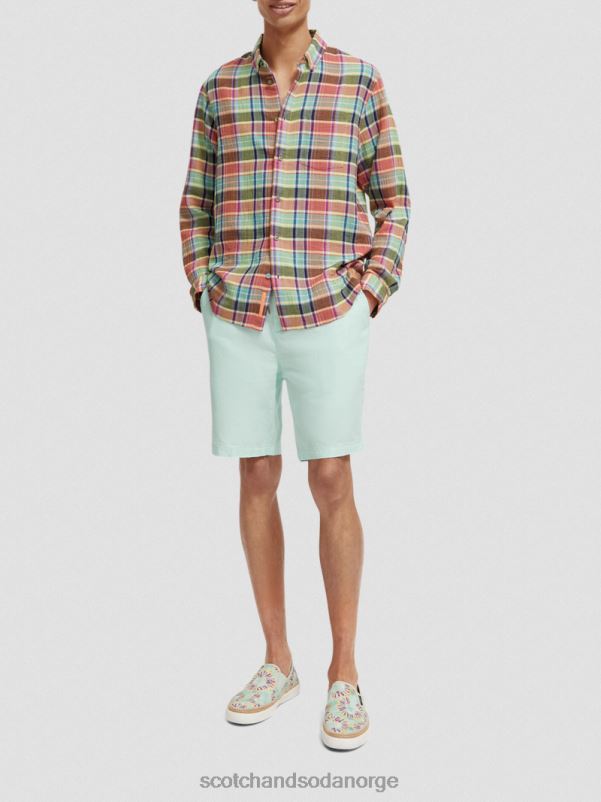 menn favorittbermudashortsene i lin bukt N40XD604 klær Scotch & Soda
