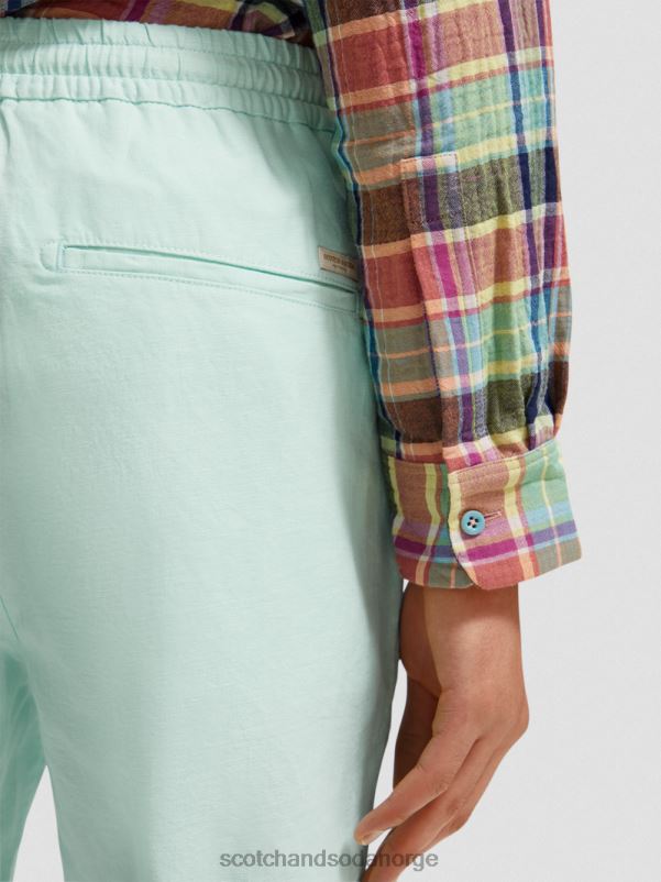 menn favorittbermudashortsene i lin bukt N40XD604 klær Scotch & Soda