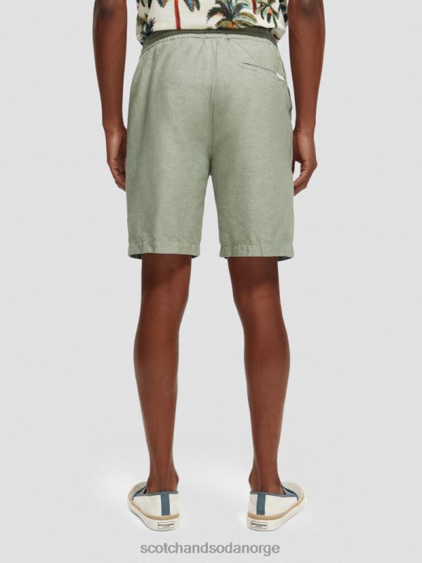 menn favorittbermudashortsene i lin hæren N40XD600 klær Scotch & Soda