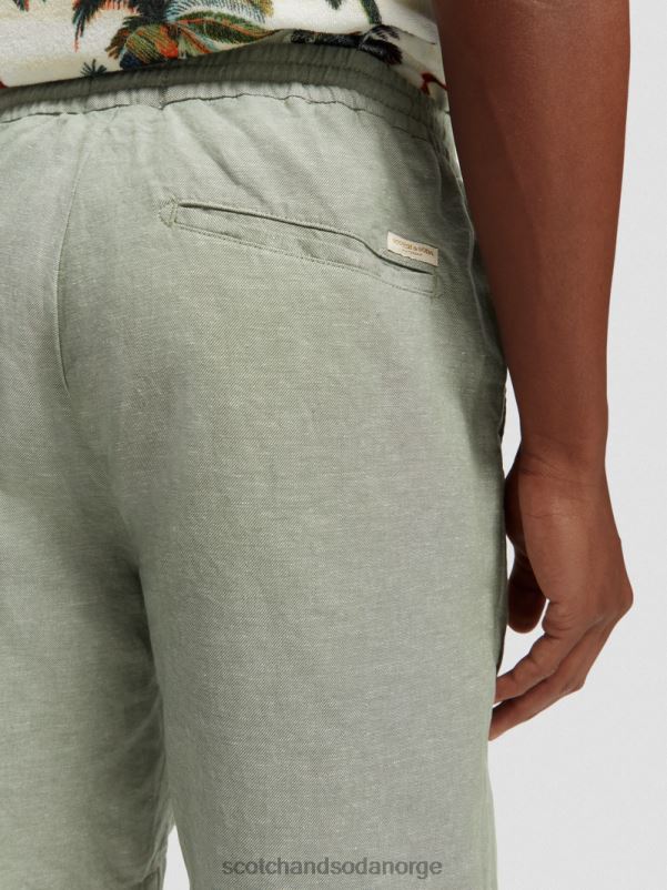 menn favorittbermudashortsene i lin hæren N40XD600 klær Scotch & Soda