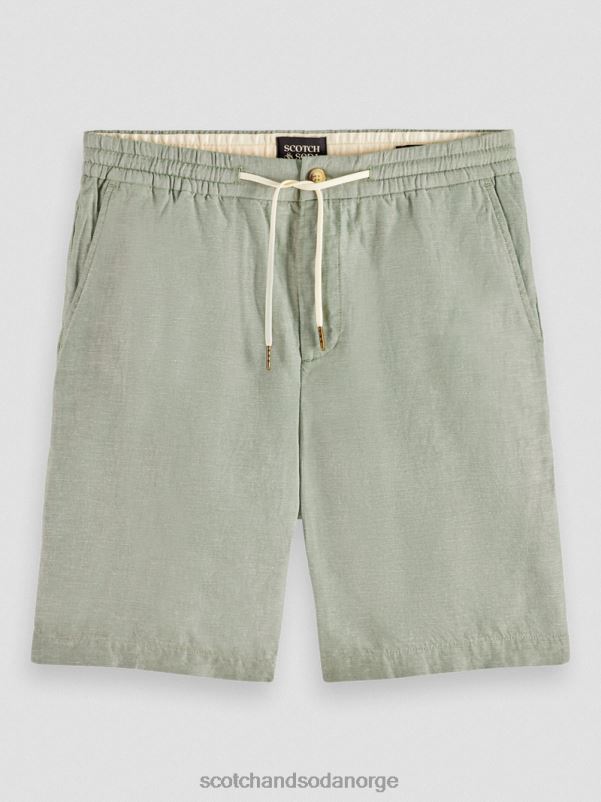 menn favorittbermudashortsene i lin hæren N40XD600 klær Scotch & Soda