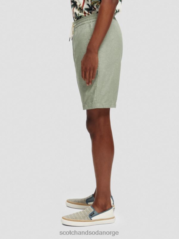 menn favorittbermudashortsene i lin hæren N40XD600 klær Scotch & Soda