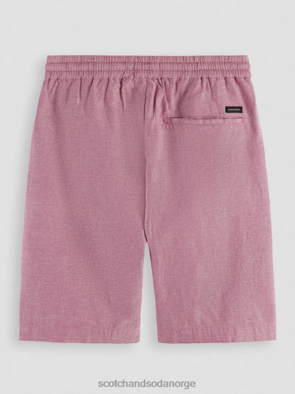 menn favorittbermudashortsene i lin påskelilje N40XD601 klær Scotch & Soda
