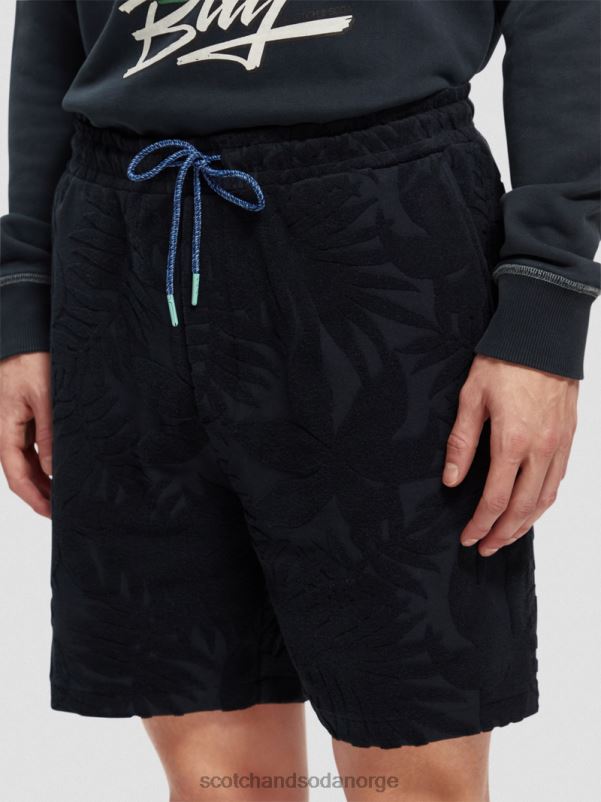 menn trykte jacquardshorts marinen N40XD607 klær Scotch & Soda