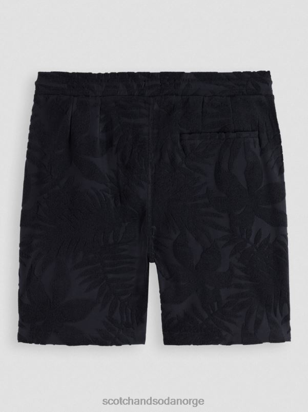 menn trykte jacquardshorts marinen N40XD607 klær Scotch & Soda