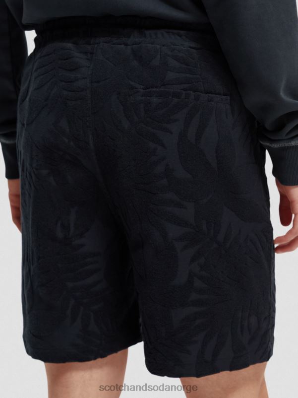 menn trykte jacquardshorts marinen N40XD607 klær Scotch & Soda