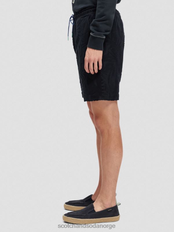 menn trykte jacquardshorts marinen N40XD607 klær Scotch & Soda