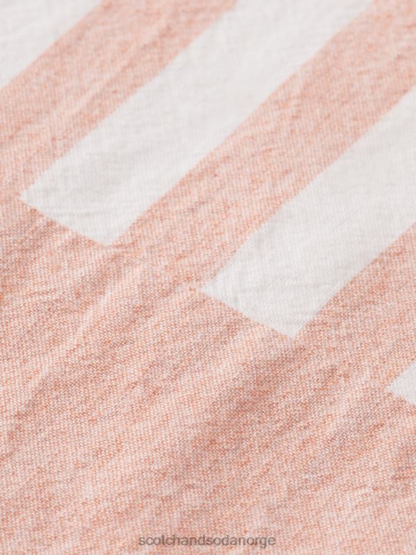 menn avslappet passform lett blandet chambray-skjorte cerise N40XD315 klær Scotch & Soda