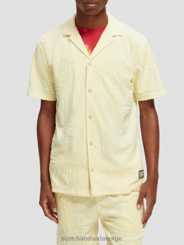 menn printet jacquard leirskjorte banan N40XD344 klær Scotch & Soda