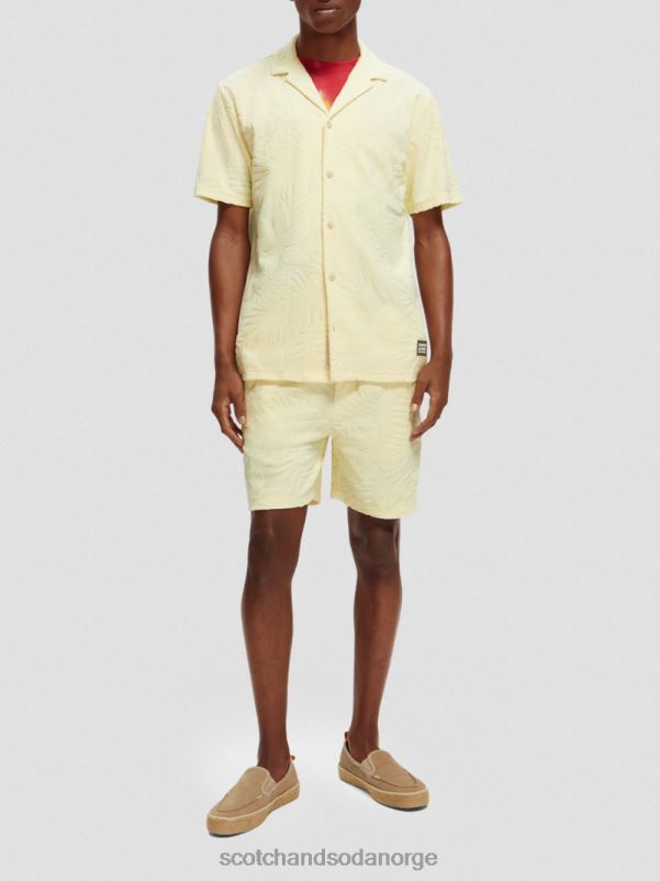 menn printet jacquard leirskjorte banan N40XD344 klær Scotch & Soda