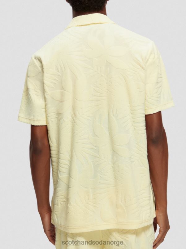 menn printet jacquard leirskjorte banan N40XD344 klær Scotch & Soda