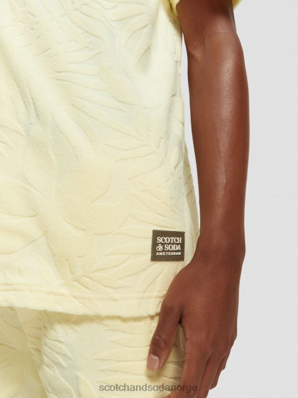 menn printet jacquard leirskjorte banan N40XD344 klær Scotch & Soda