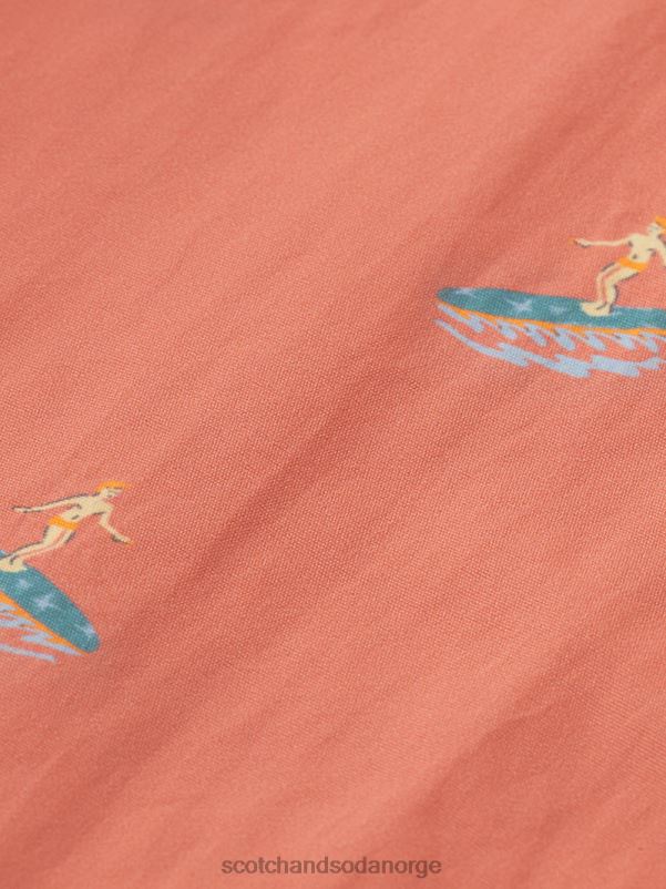 menn badeshorts med middels trykk flamingo surfer aop N40XD670 klær Scotch & Soda