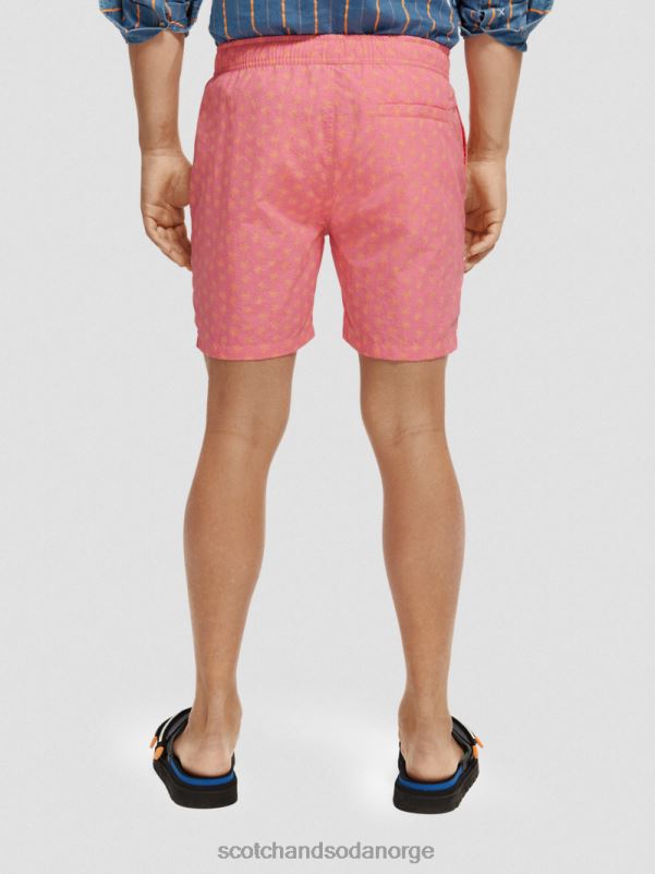 menn badeshorts med middels trykk flamingo voks blad aop N40XD671 klær Scotch & Soda