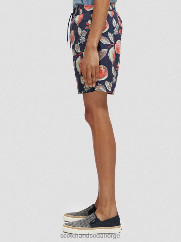 menn badeshorts med middels trykk multi frukt aop N40XD674 klær Scotch & Soda
